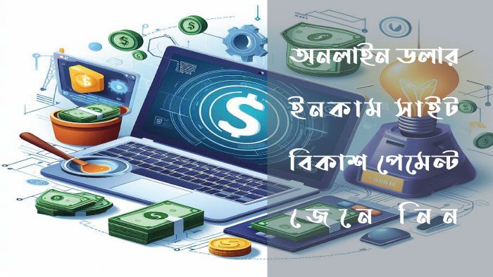 অনলাইন ডলার ইনকাম সাইট বিকাশ পেমেন্ট জেনে নিন